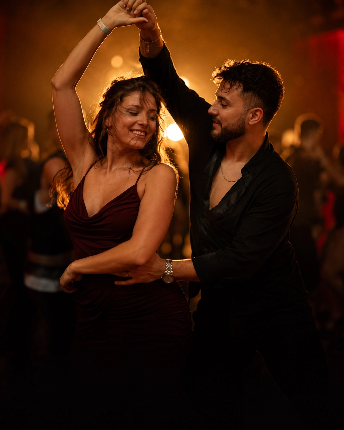 Highlighted festival dance moment